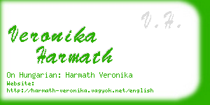 veronika harmath business card